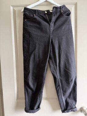 ASOS Black High-Waist Jeans